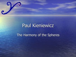 Paul Kieniewicz - The Harmony of the Spheres