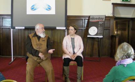 Putnoki Tibor tells his story - a view from the audience at Lampeter