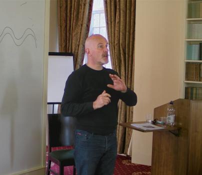 Richard Blacklaw-Jones Lecturing at Lampeter