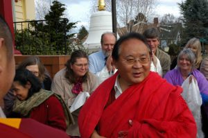 HE Sogyal Rinpoche arrives to speak about Buddhism, Seattle, Washington, USA